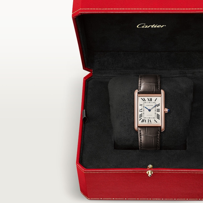 Cartier Tank Louis Cartier watch, large model, mechanical movement with automatic winding