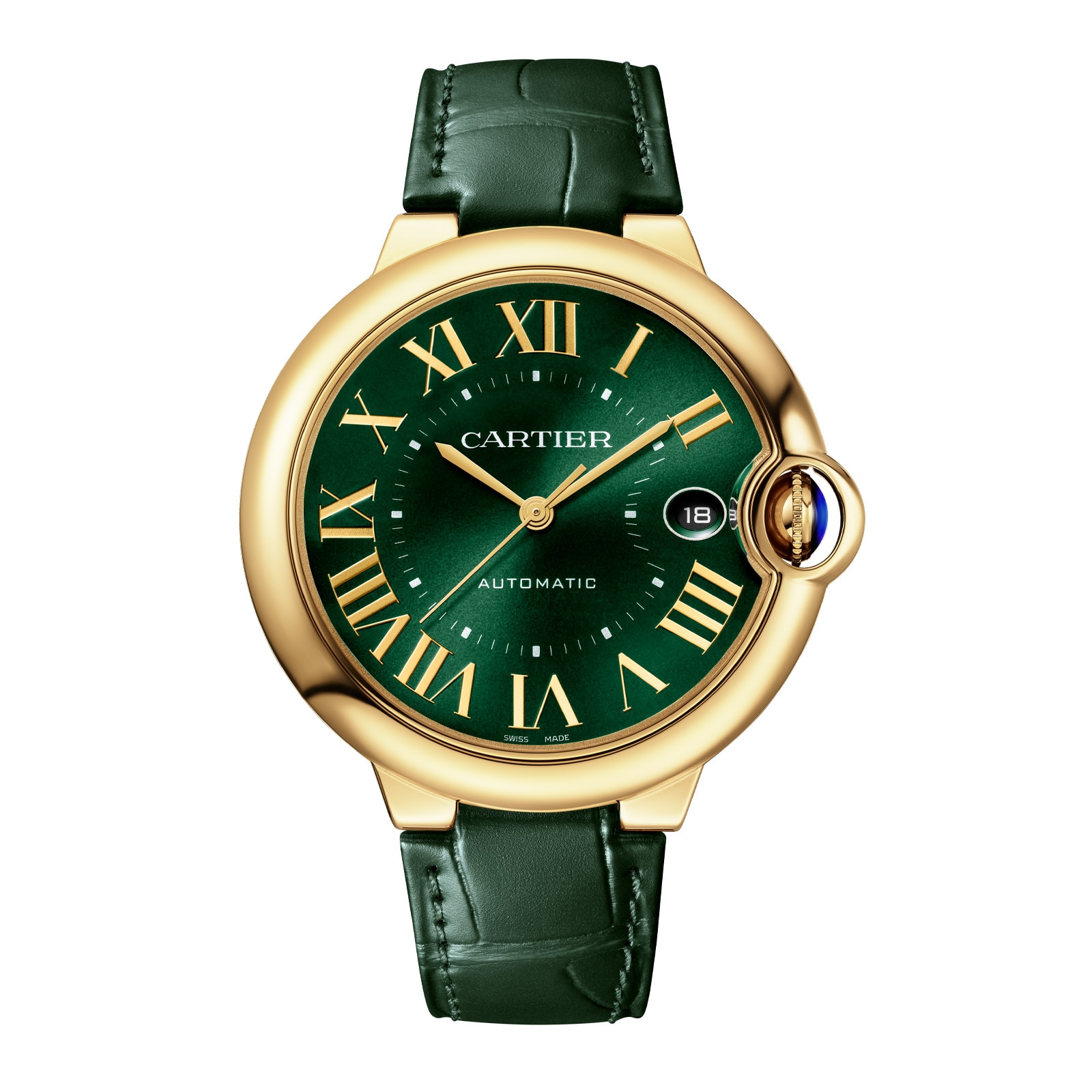 Cartier Ballon Bleu De Cartier Watch, 40mm, Mechanical Movement With Automatic Winding, Yellow Gold Case