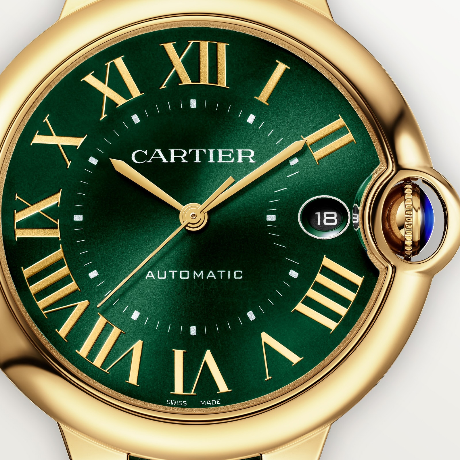 Cartier Ballon Bleu De Cartier Watch, 40mm, Mechanical Movement With Automatic Winding, Yellow Gold Case