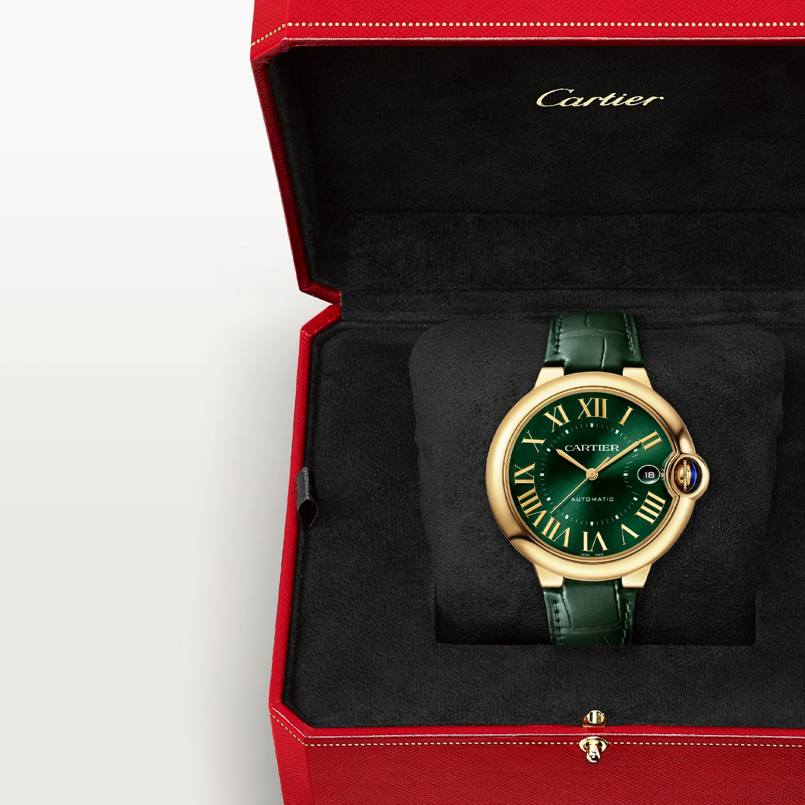 Cartier Ballon Bleu De Cartier Watch, 40mm, Mechanical Movement With Automatic Winding, Yellow Gold Case