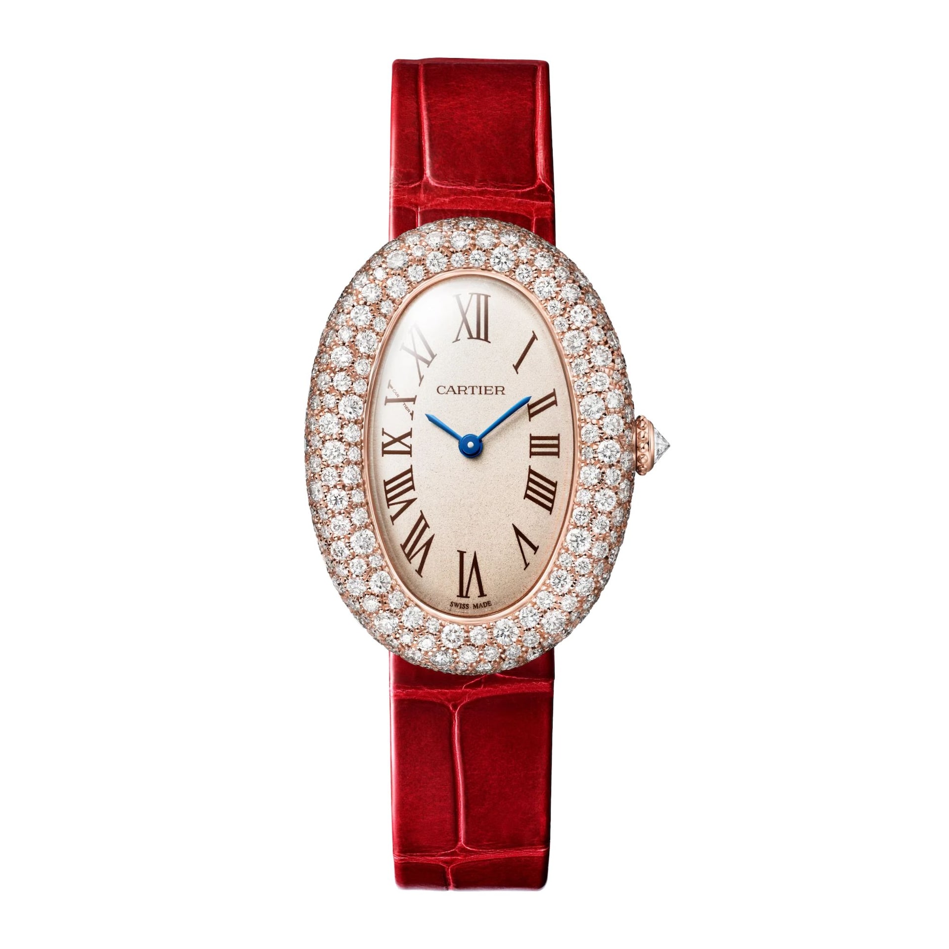 Cartier Baignoire Watch, Medium Model, Quartz Movement, Rose Gold Case