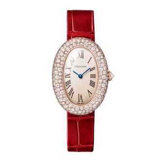 Cartier Baignoire Watch, Medium Model, Quartz Movement, Rose Gold Case