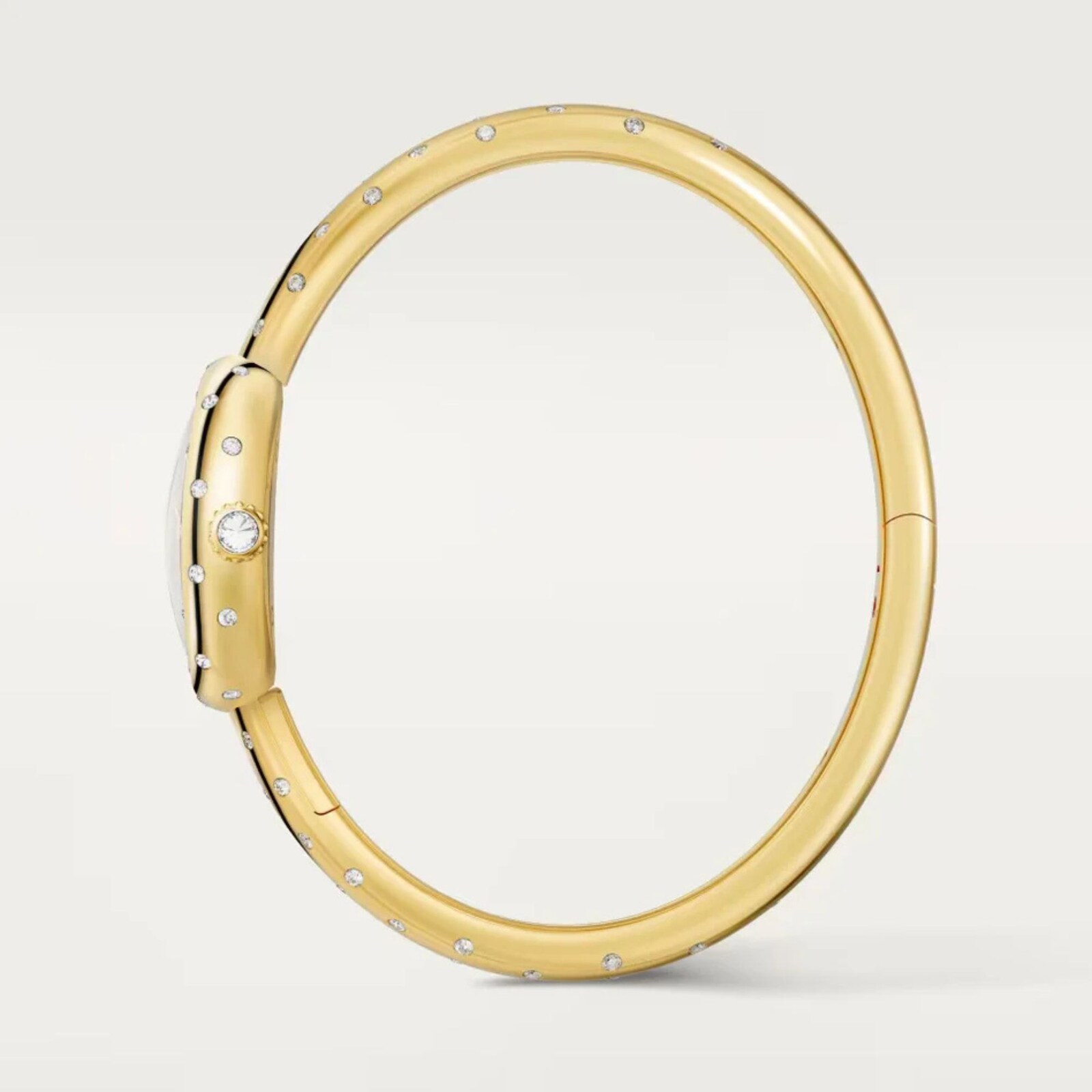 Cartier Baignoire Watch, Mini Model, Size 15, Quartz Movement, Yellow Gold Case