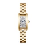 Cartier Tank Américaine Watch, Mini Model, High Autonomy Quartz Movement, 18K Yellow Gold Case