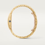 Cartier Tank Américaine Watch, Mini Model, High Autonomy Quartz Movement, 18K Yellow Gold Case