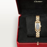 Cartier Tank Américaine Watch, Mini Model, High Autonomy Quartz Movement, 18K Yellow Gold Case