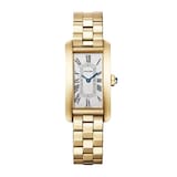 Cartier Tank Américaine watch, small model, quartz movement - high autonomy, Yellow gold