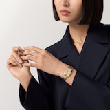 Cartier Tank Américaine watch, small model, quartz movement - high autonomy, Yellow gold
