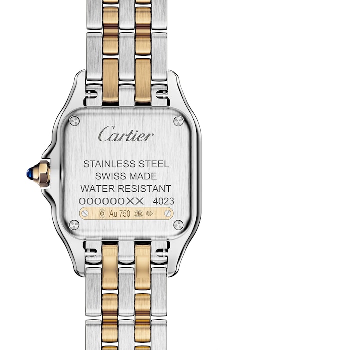 Cartier Panthere De Cartier Watch, Small Model, Quartz Movement, Yellow Gold, Steel