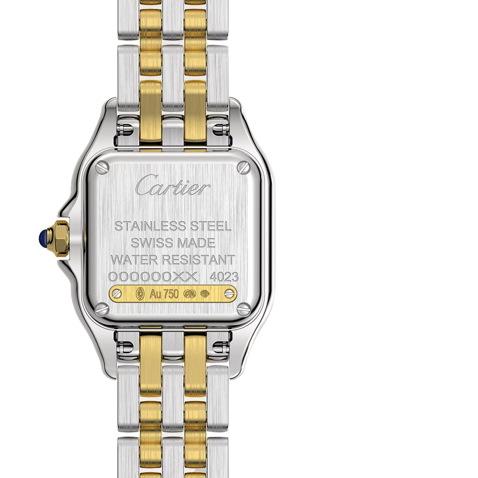 Cartier Panthere De Cartier Watch, Small Model, Quartz Movement, Yellow Gold, Steel Cartier Panthere De Cartier Watch, Small Model, Quartz Movement, Yellow Gold, Steel
