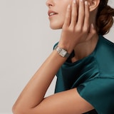 Cartier Panthère De Cartier watch, small model, quartz movement. Case in rose gold and steel