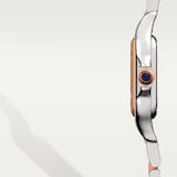 Cartier Panthère De Cartier watch, small model, quartz movement. Case in rose gold and steel