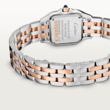 Cartier Panthère De Cartier watch, small model, quartz movement. Case in rose gold and steel