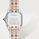 Cartier Panthère De Cartier watch, small model, quartz movement. Case in rose gold and steel