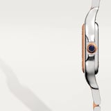 Cartier Panthère De Cartier watch, small model, quartz movement. Case in rose gold and steel