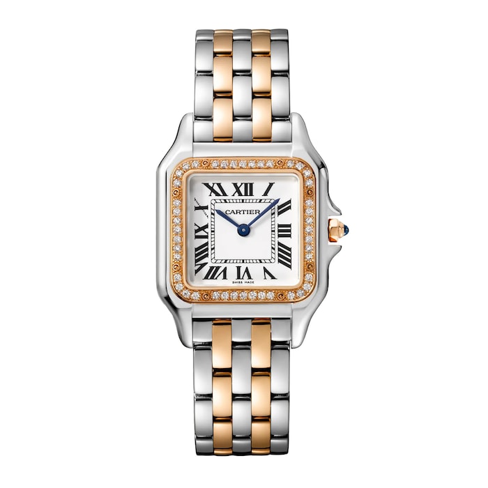 Cartier Panthere De Cartier Watch, Medium Model, Quartz Movement, Case In Rose Gold