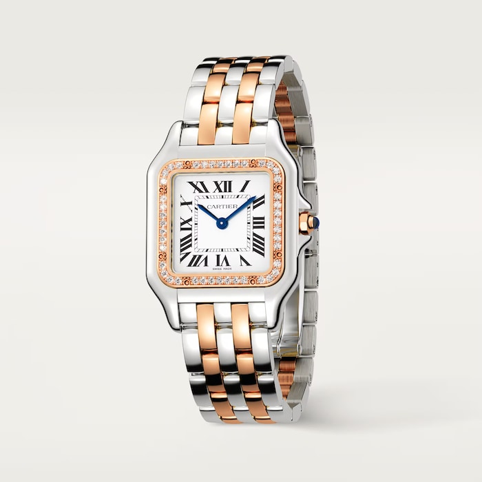 Cartier Panthere De Cartier Watch, Medium Model, Quartz Movement, Case In Rose Gold