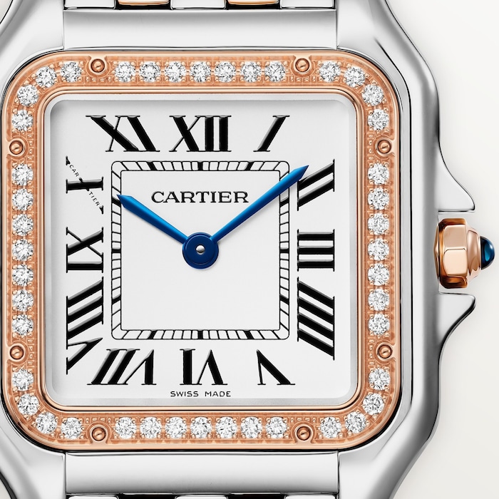 Cartier Panthere De Cartier Watch, Medium Model, Quartz Movement, Case In Rose Gold