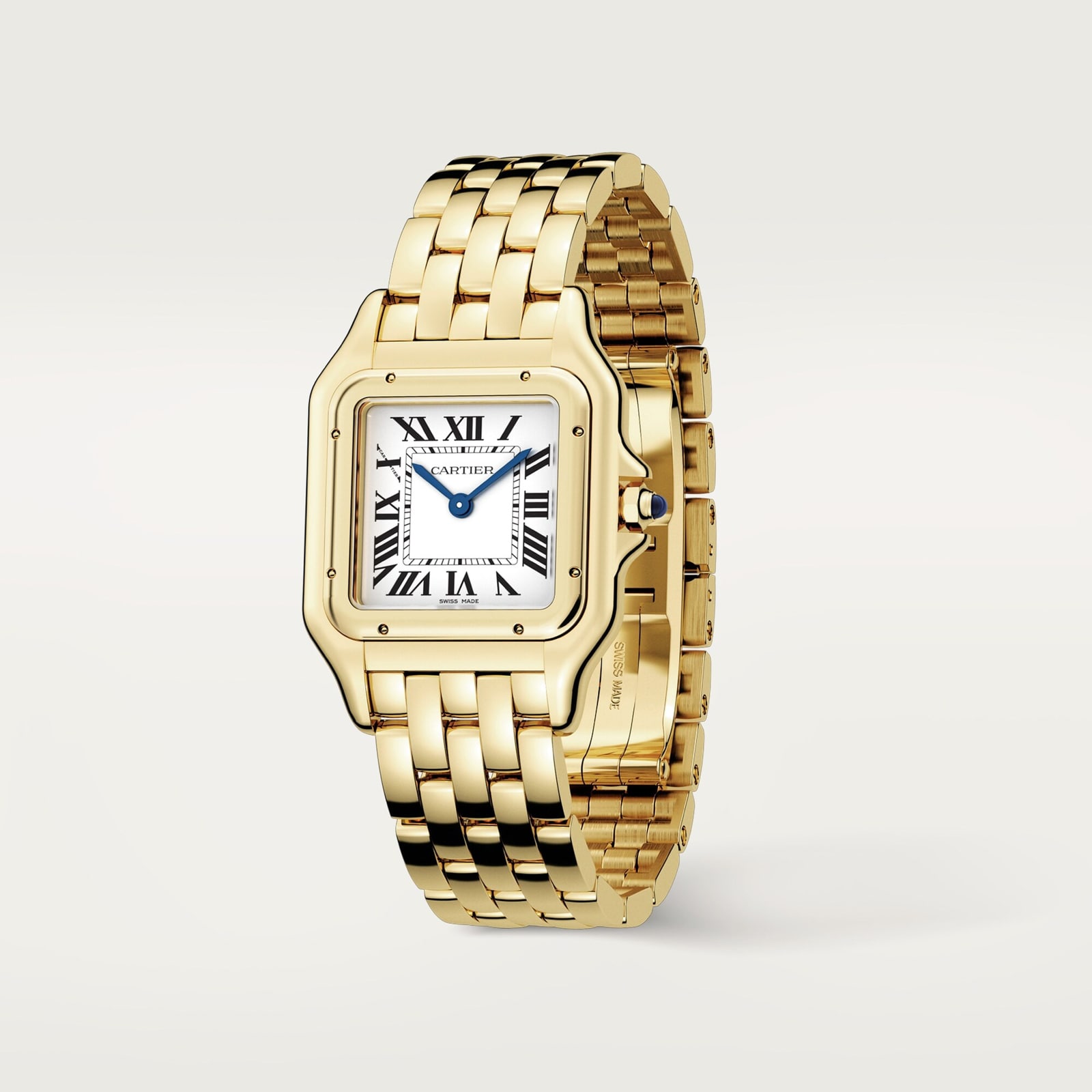 Cartier Panthère De Cartier Watch Medium Model, Quartz Movement, Yellow Gold