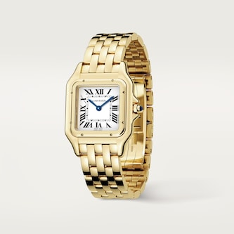 Cartier Panthère De Cartier Watch Medium Model, Quartz Movement, Yellow Gold