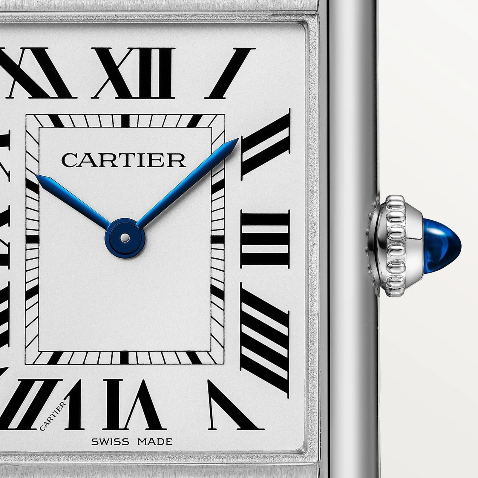 Cartier Tank Must watch, large model, SolarBeat photovoltaic movement. Steel case