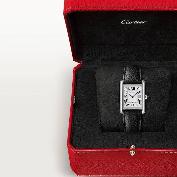 Cartier Tank Must watch, large model, SolarBeat photovoltaic movement. Steel case