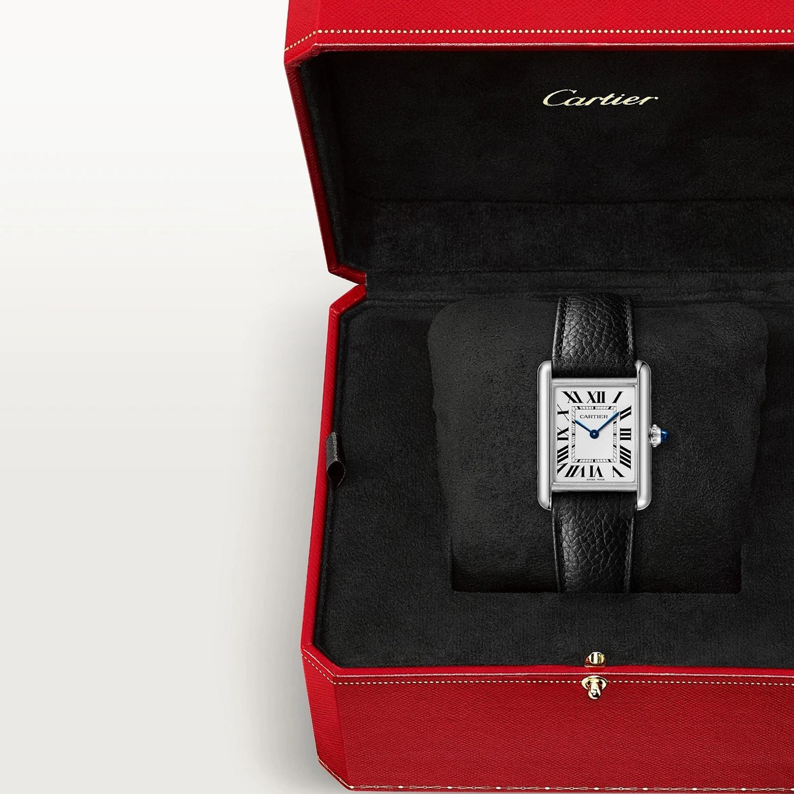 Cartier Tank Must watch, large model, SolarBeat photovoltaic movement. Steel case