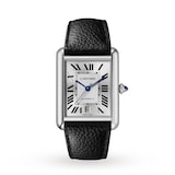 Cartier Tank Must, Extra-Large Model, Automatic Movement, Steel, Leather