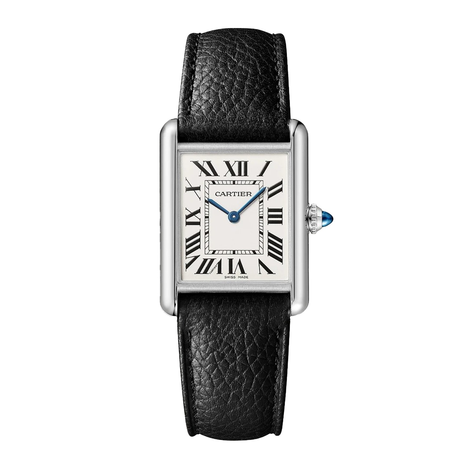 Cartier Tank Must watch, large model, High Autonomy quartz movement. Steel case