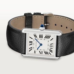 Cartier Tank Must watch, large model, High Autonomy quartz movement. Steel case