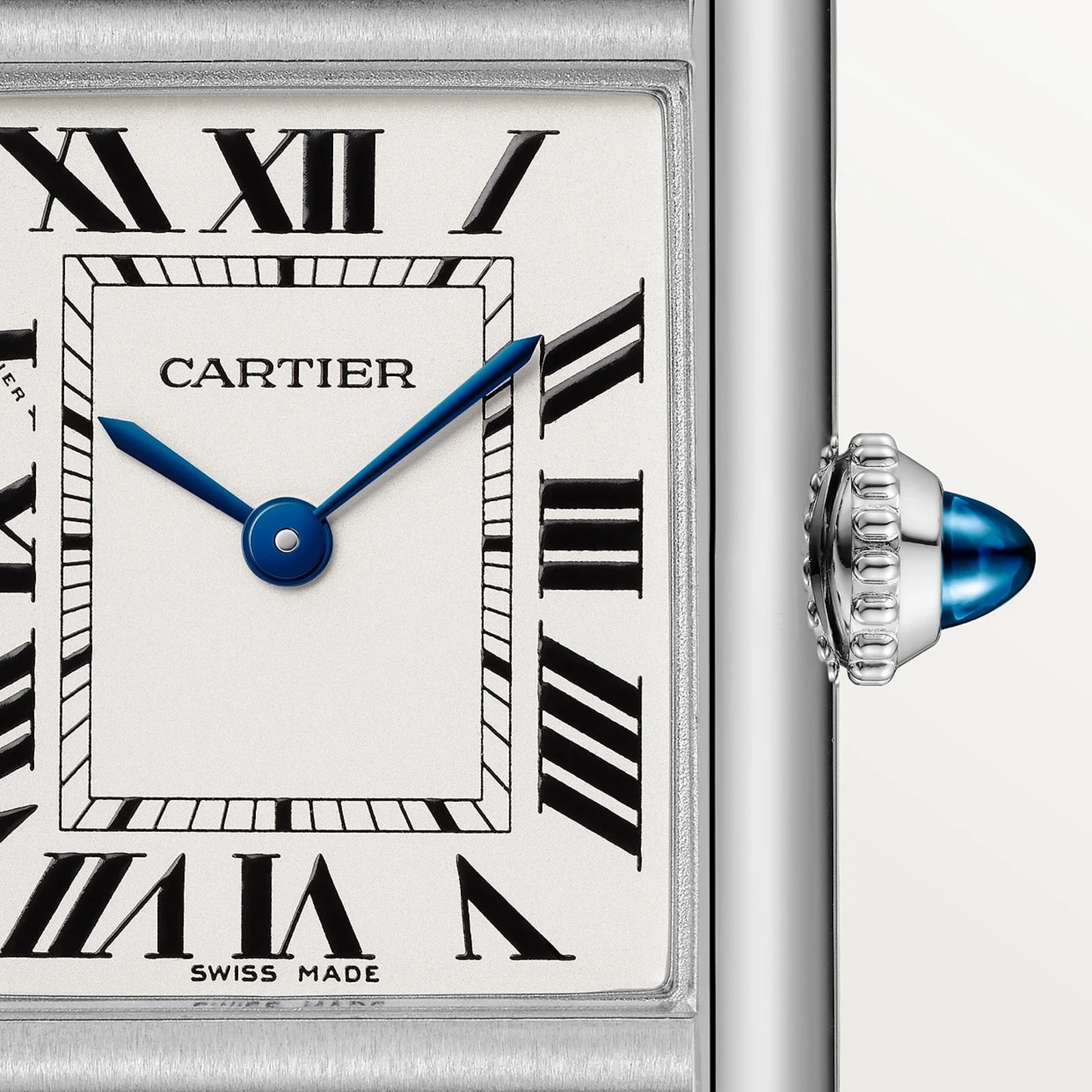 Cartier Tank Must watch, small model, High Autonomy quartz movement. Steel case