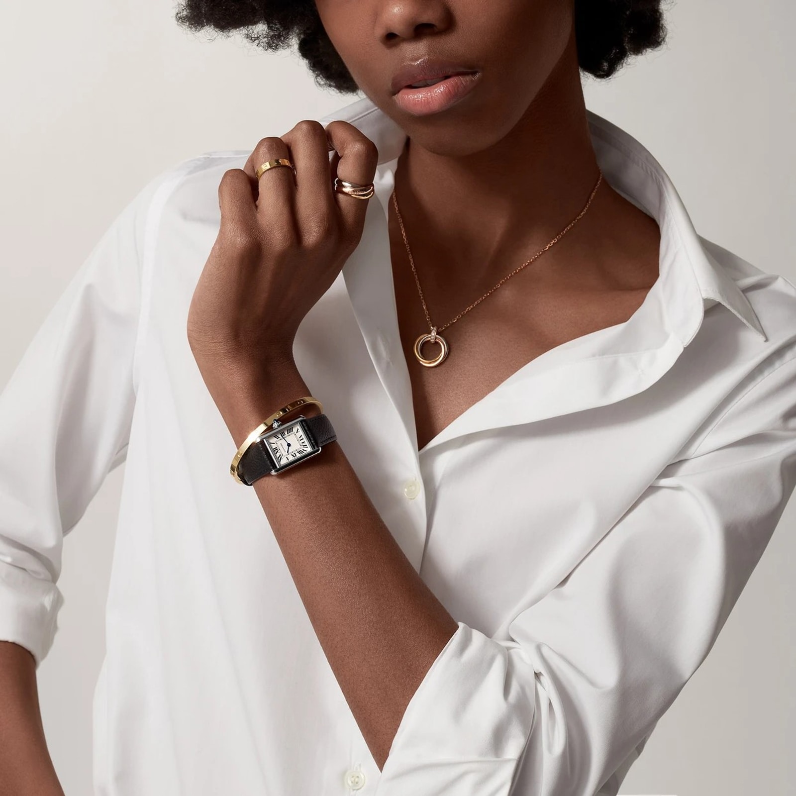 Cartier Tank Must watch, small model, High Autonomy quartz movement. Steel case