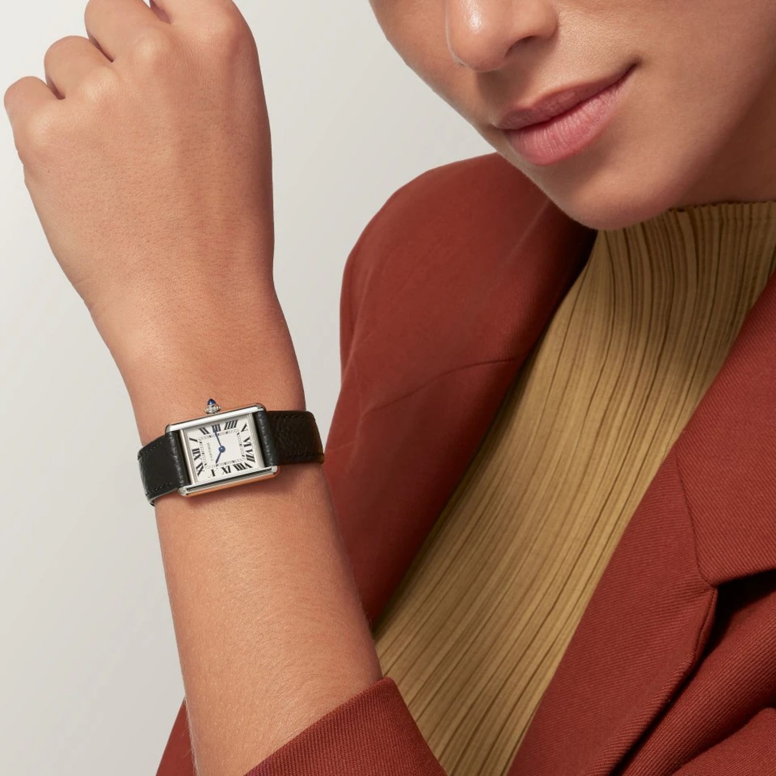 Cartier Tank Must Watch, Small Model, SolarBeat Photovoltaic Movement, Steel Case Cartier Tank Must Watch, Small Model, SolarBeat Photovoltaic Movement, Steel Case