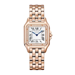 17311721 - Panthere de Cartier watch, medium model, quartz movement. Case in rose gold