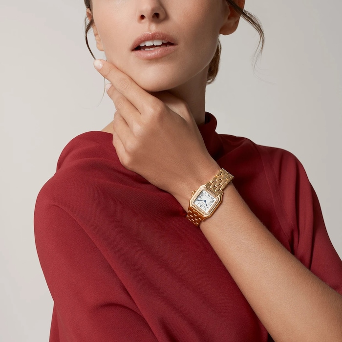 Cartier Panthère De Cartier Watch, Medium Model, Quartz Movement. Case In Rose Gold