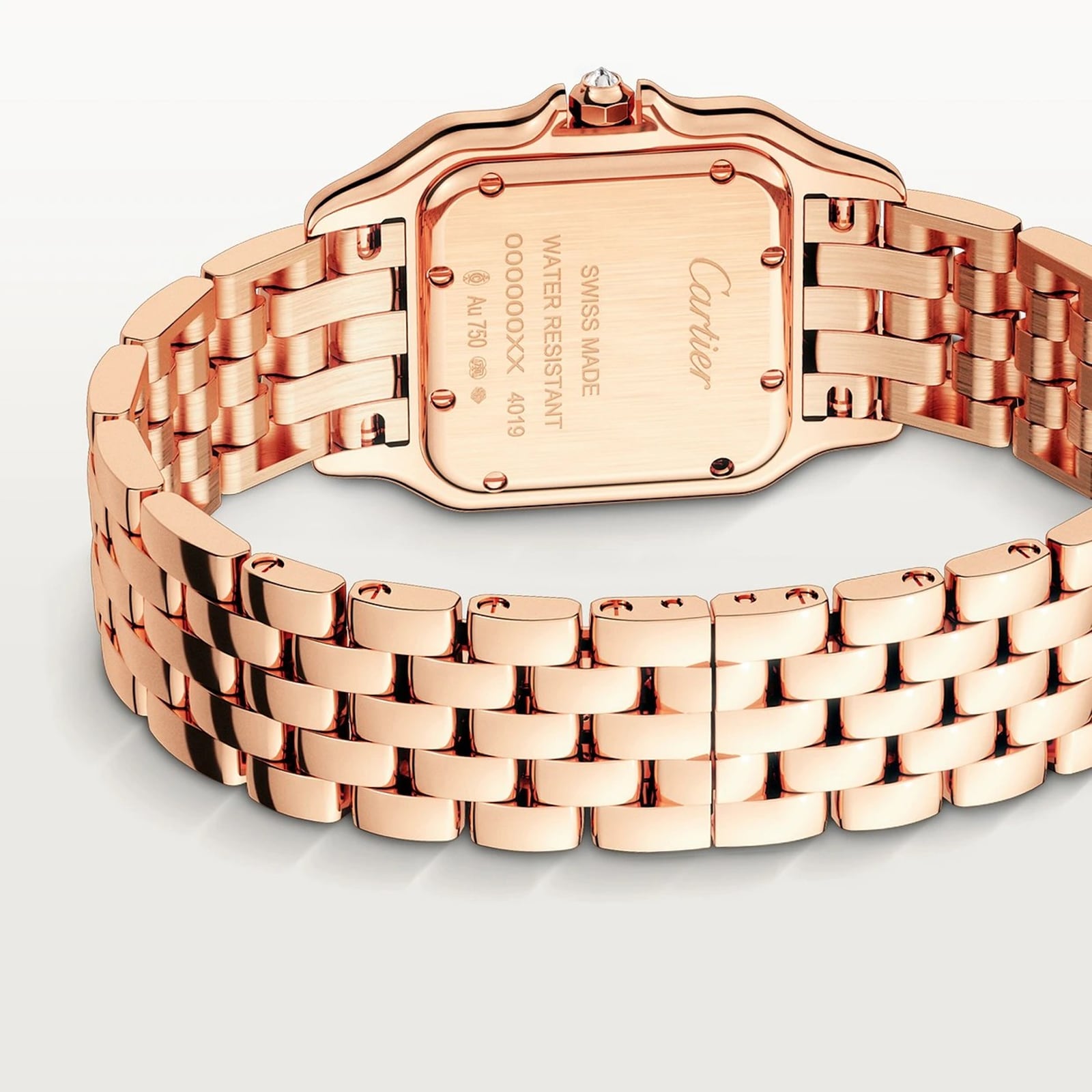 Cartier Panthère De Cartier Watch, Medium Model, Quartz Movement. Case In Rose Gold