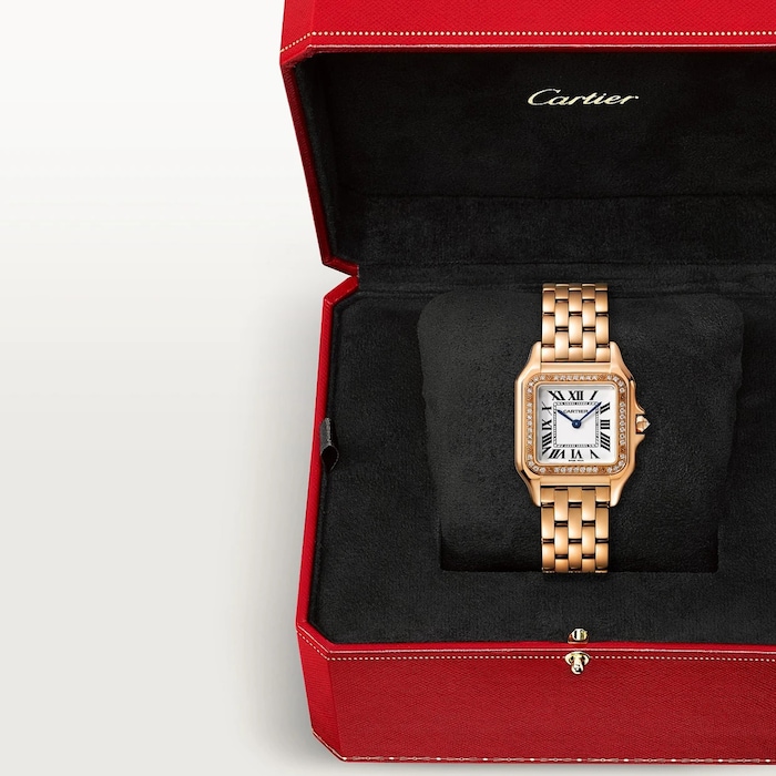 Cartier Panthère De Cartier Watch, Medium Model, Quartz Movement. Case In Rose Gold