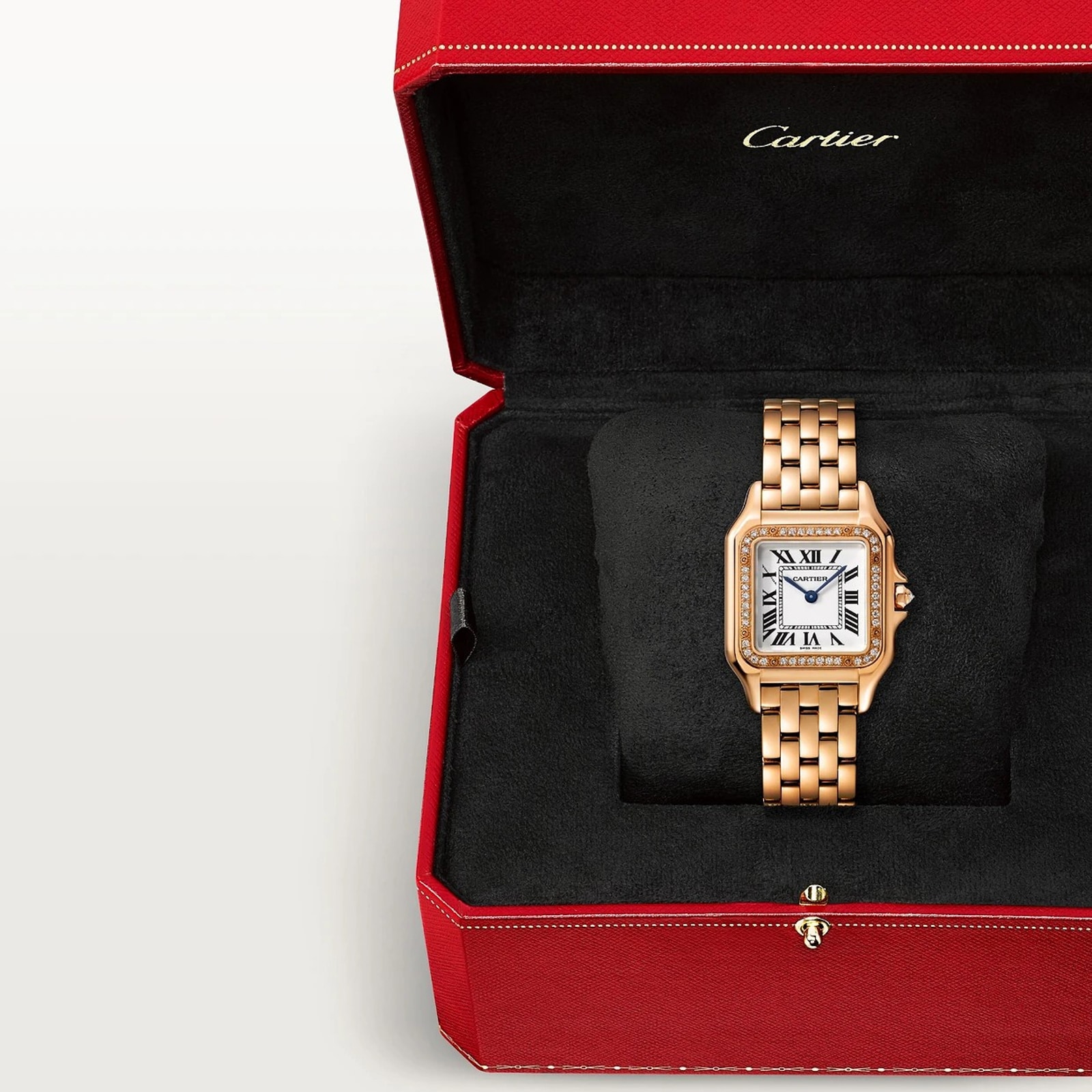 Cartier Panthère De Cartier Watch, Medium Model, Quartz Movement. Case In Rose Gold