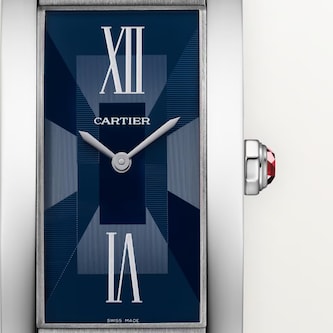 Cartier Tank Américaine watch, large model, mechanical movement with automatic winding, Platinum Cartier Tank Américaine watch, large model, mechanical movement with automatic winding, Platinum