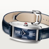 Cartier Tank Américaine watch, large model, mechanical movement with automatic winding, Platinum