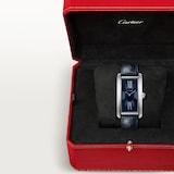 Cartier Tank Américaine watch, large model, mechanical movement with automatic winding, Platinum
