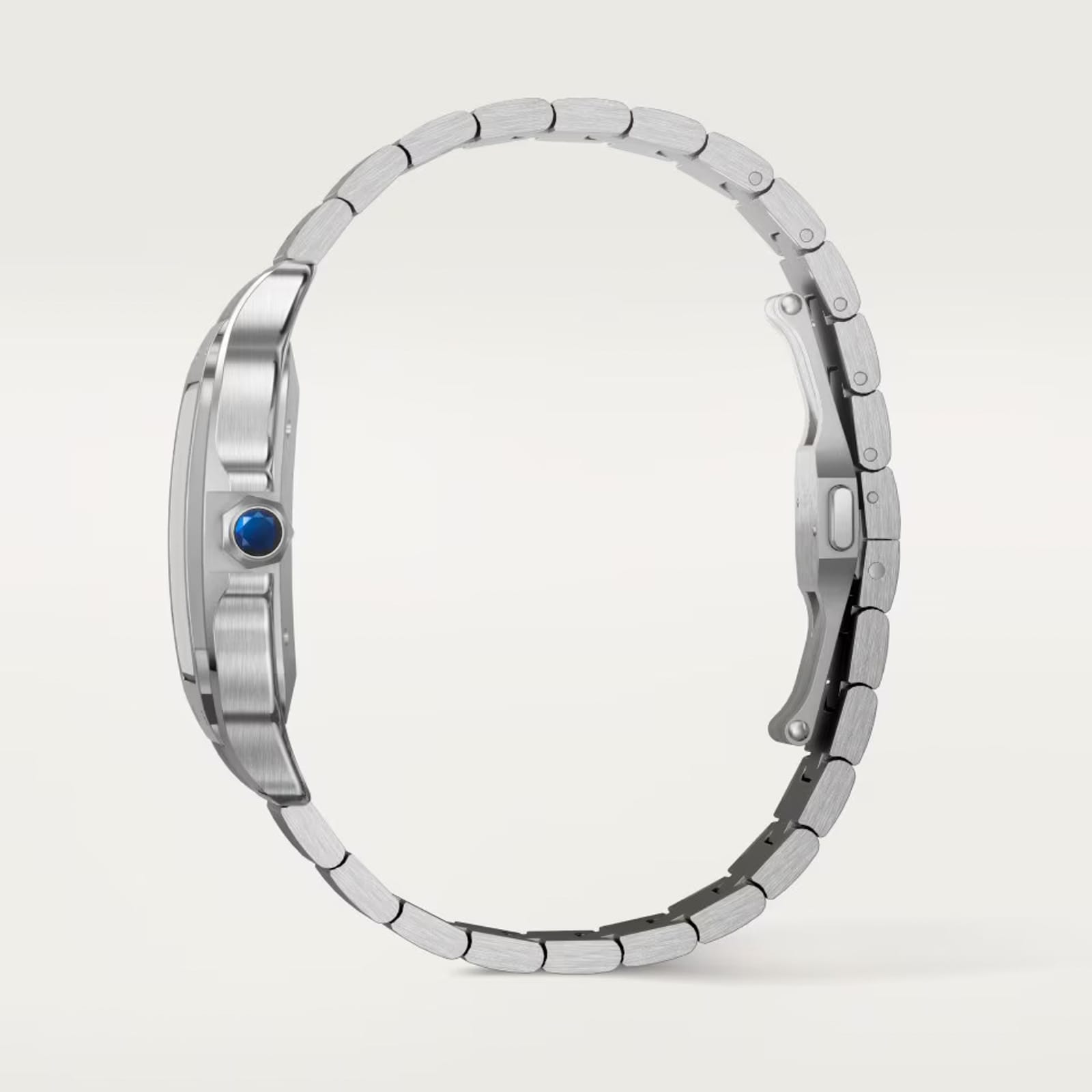 Cartier Santos De Cartier Watch, Large Model, Mechanical Movement With Automatic Winding, Caliber 1847 MC. Steel Case