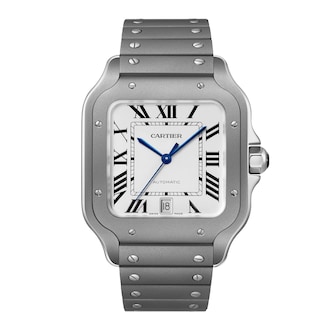Cartier Santos Watch, Large Model, Mechanical Movement With Automatic Winding, Titanium Case