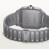 Cartier Santos Watch, Large Model, Mechanical Movement With Automatic Winding, Titanium Case