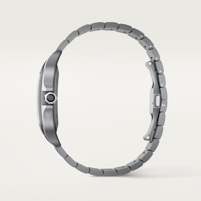 Cartier Santos Watch, Large Model, Mechanical Movement With Automatic Winding, Titanium Case