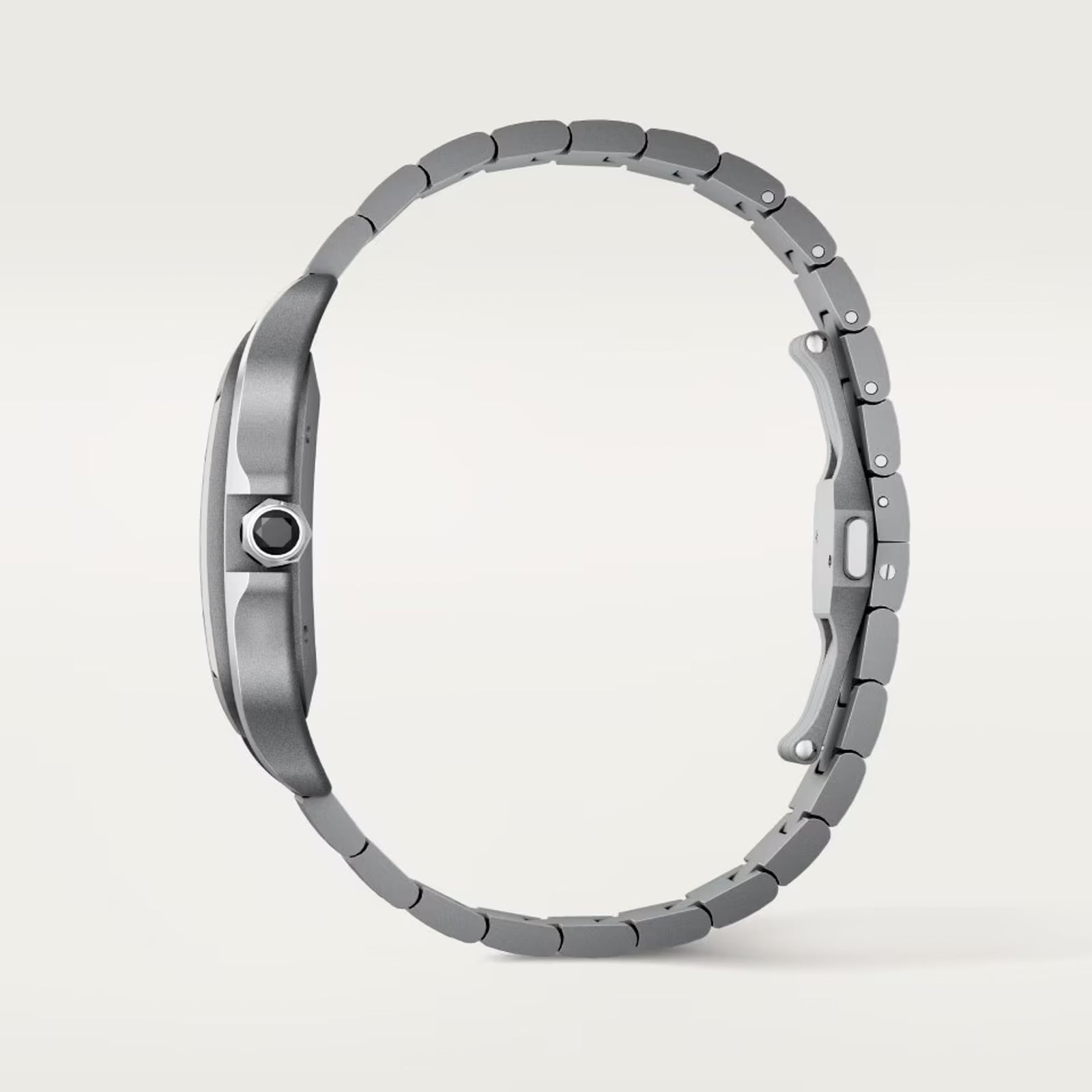 Cartier Santos Watch, Large Model, Mechanical Movement With Automatic Winding, Titanium Case