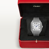 Cartier Santos Watch, Large Model, Mechanical Movement With Automatic Winding, Titanium Case