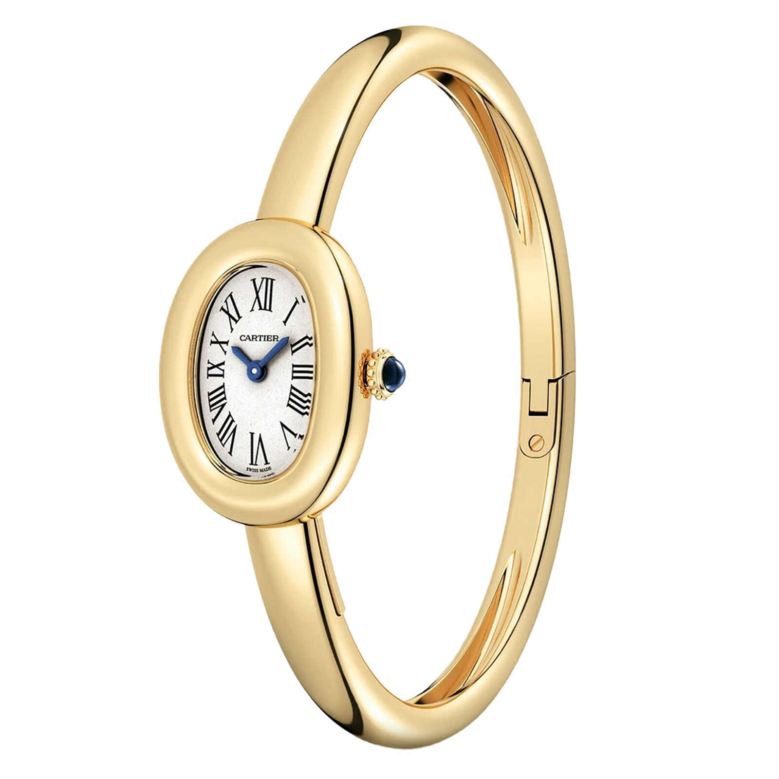 Cartier Baignoire Watch, Mini Model, Size 16, Quartz Movement, Yellow Gold