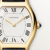 Cartier Tortue Watch, Small Model, High-Autonomy Quartz Movement, 18K Yellow Gold Case