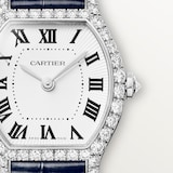 Cartier Tortue Watch, Mini Model, High-Autonomy Quartz Movement, 18K White Gold Case